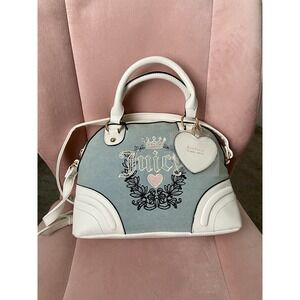 Juicy Couture Heritage Denim Satchel Bag